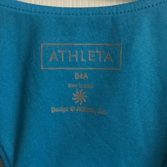 Athleta blue racer a k tank size 34A built in bra - Picture 2 of 6